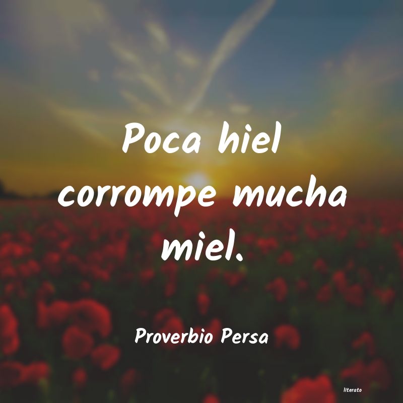 Frases de Proverbio Persa