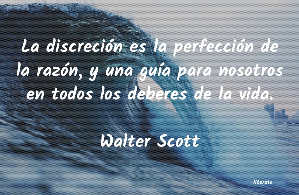 Frases de Walter Scott