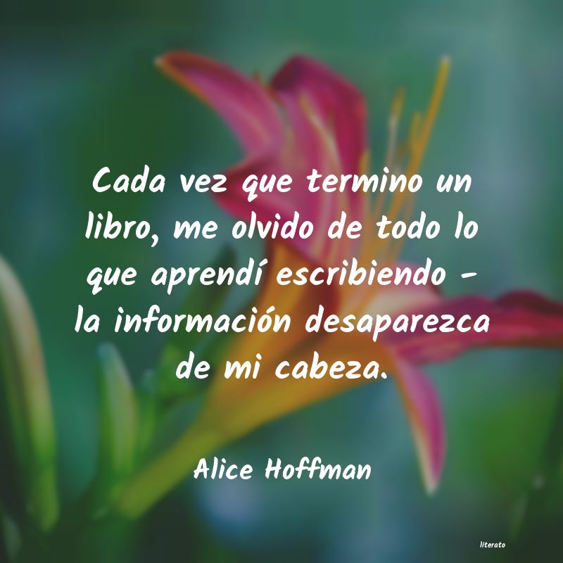 Frases de Alice Hoffman