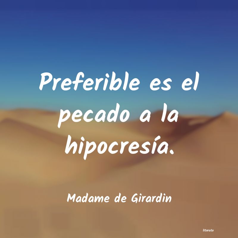 Frases de Madame de Girardin