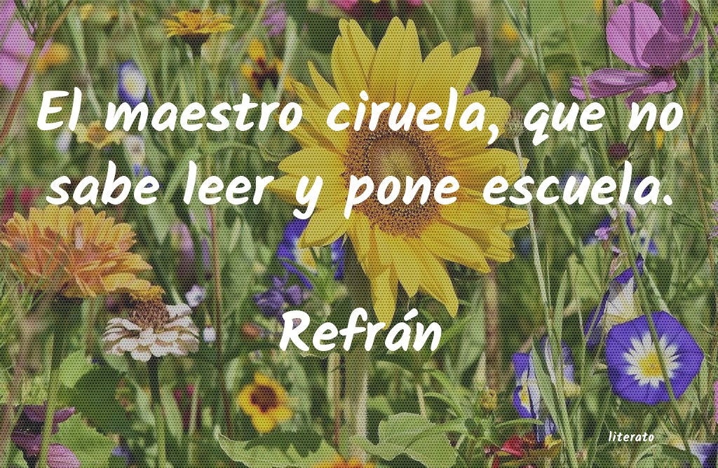 Frases de Refrán