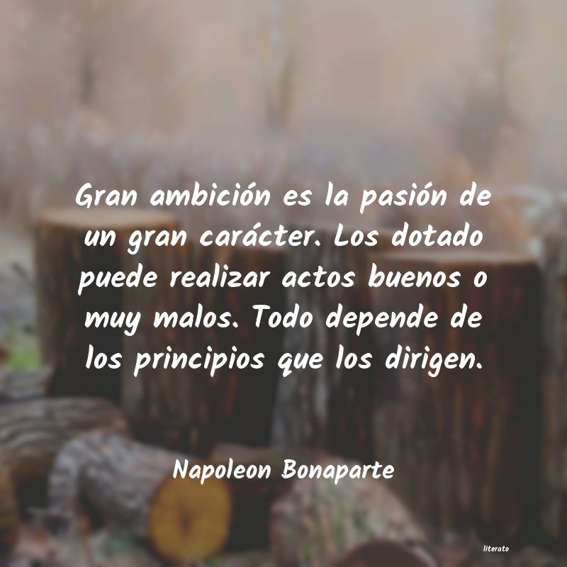 Frases de Napoleon Bonaparte