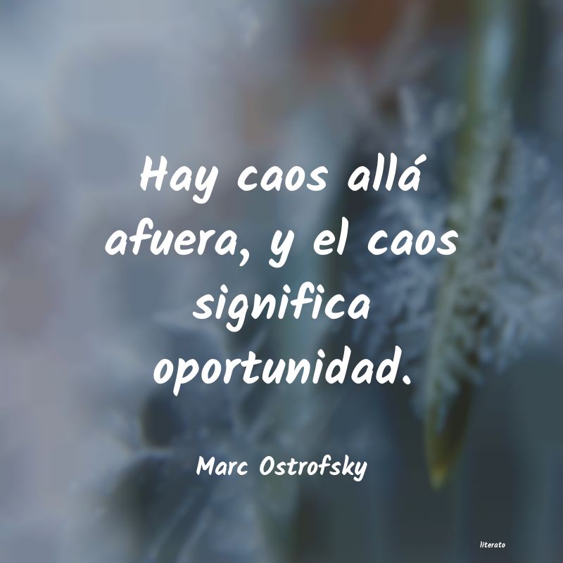 frases de Marc Ostrofsky