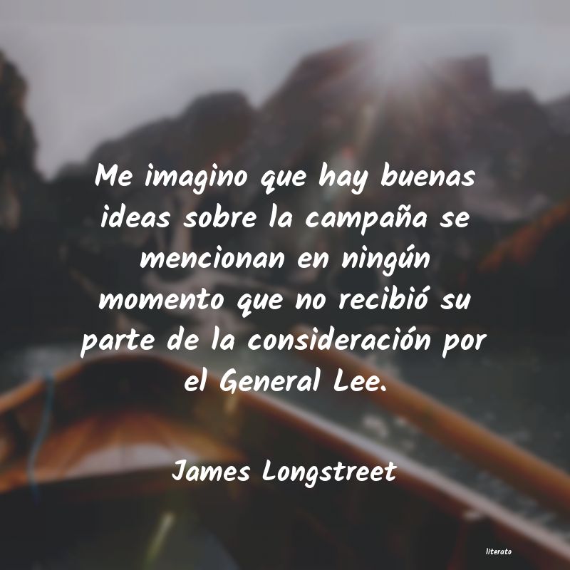 frases de James Longstreet