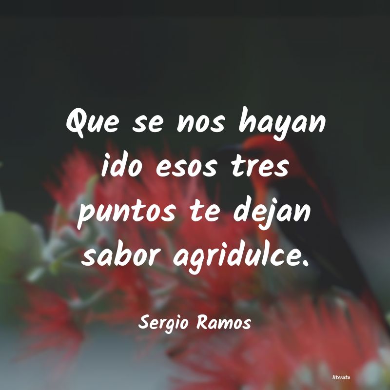 Frases de Sergio Ramos