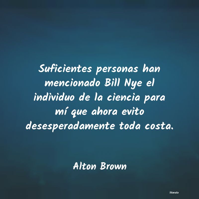 Frases de Alton Brown