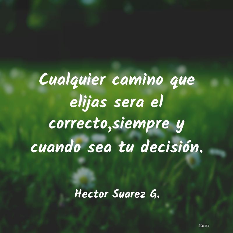 Frases de Hector Suarez G.