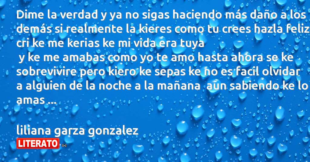 Frases de liliana garza gonzalez