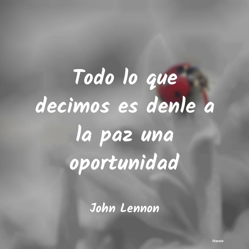 frases de John Lennon