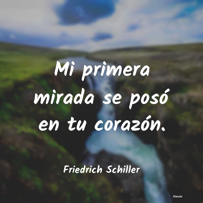 frases de Friedrich Schiller