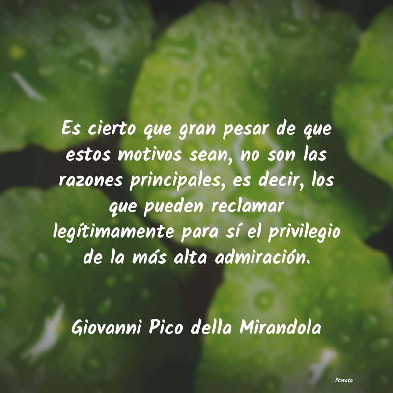 frases de Giovanni Pico della Mirandola