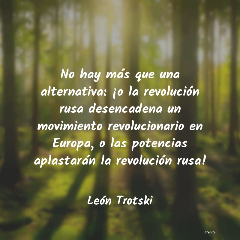 frases de León Trotski