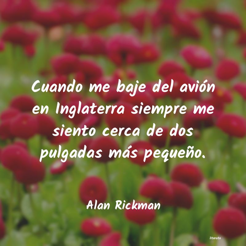 frases de Alan Rickman