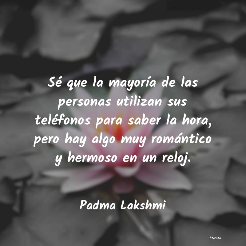 Frases de Padma Lakshmi