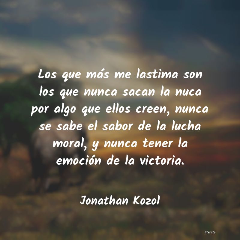 frases de Jonathan Kozol