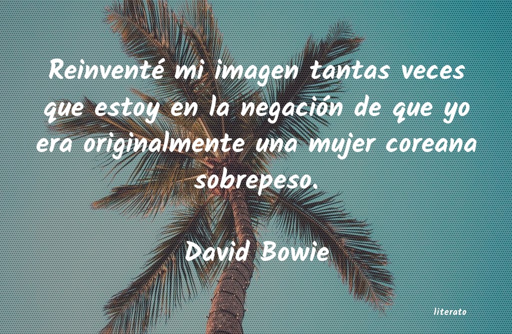 frases de David Bowie