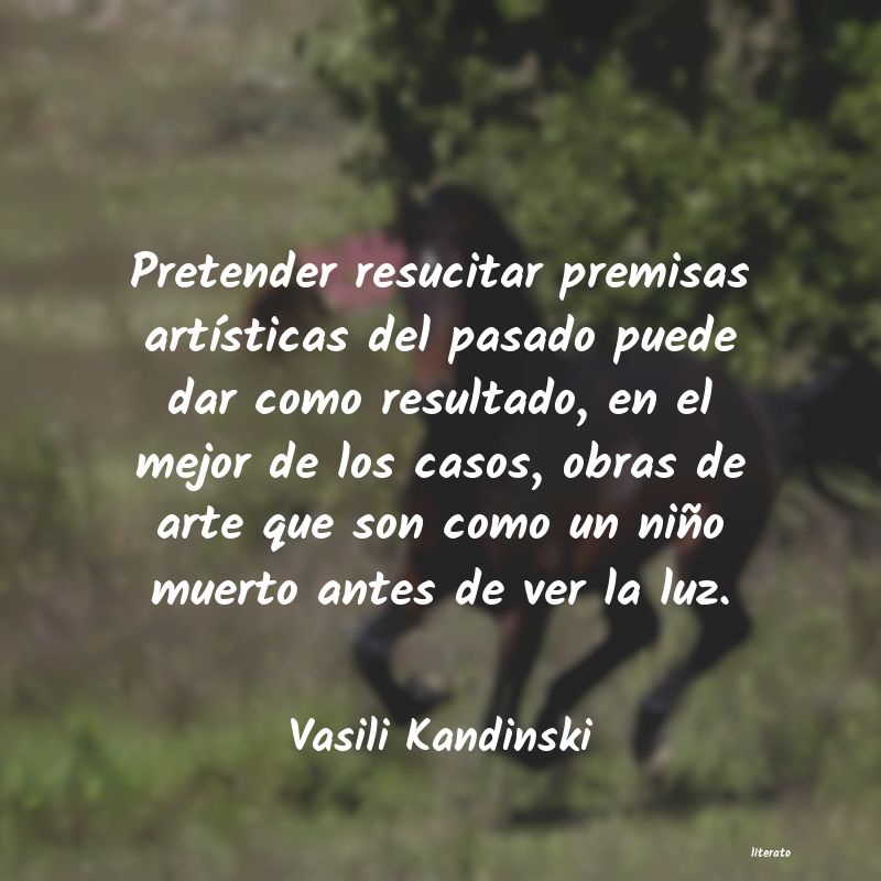 Frases de Vasili Kandinski