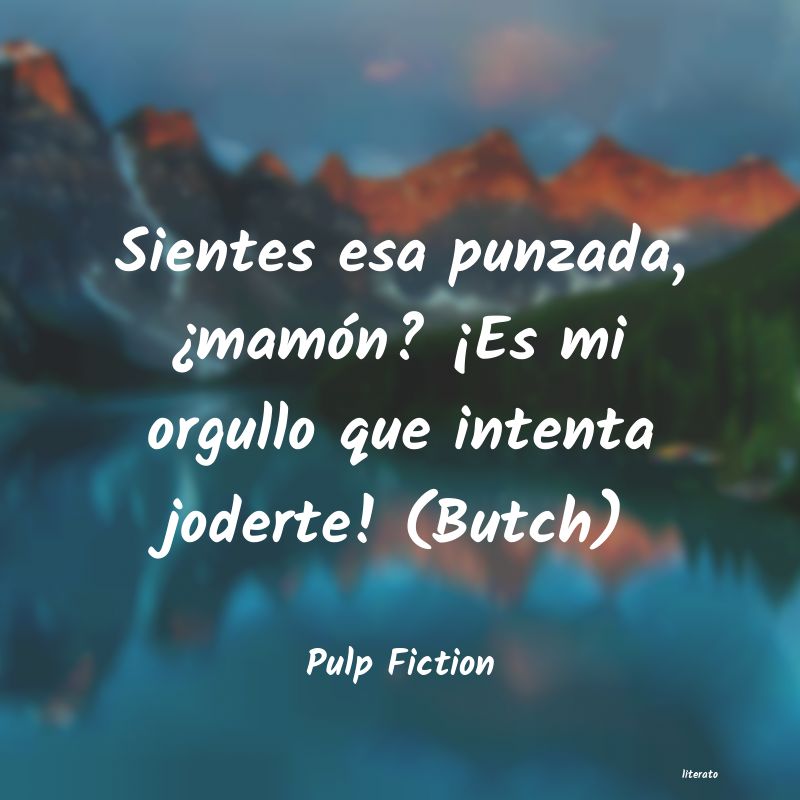 frases de Pulp Fiction