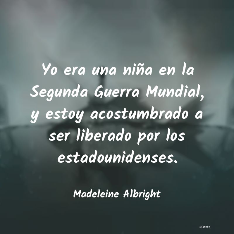 Frases de Madeleine Albright