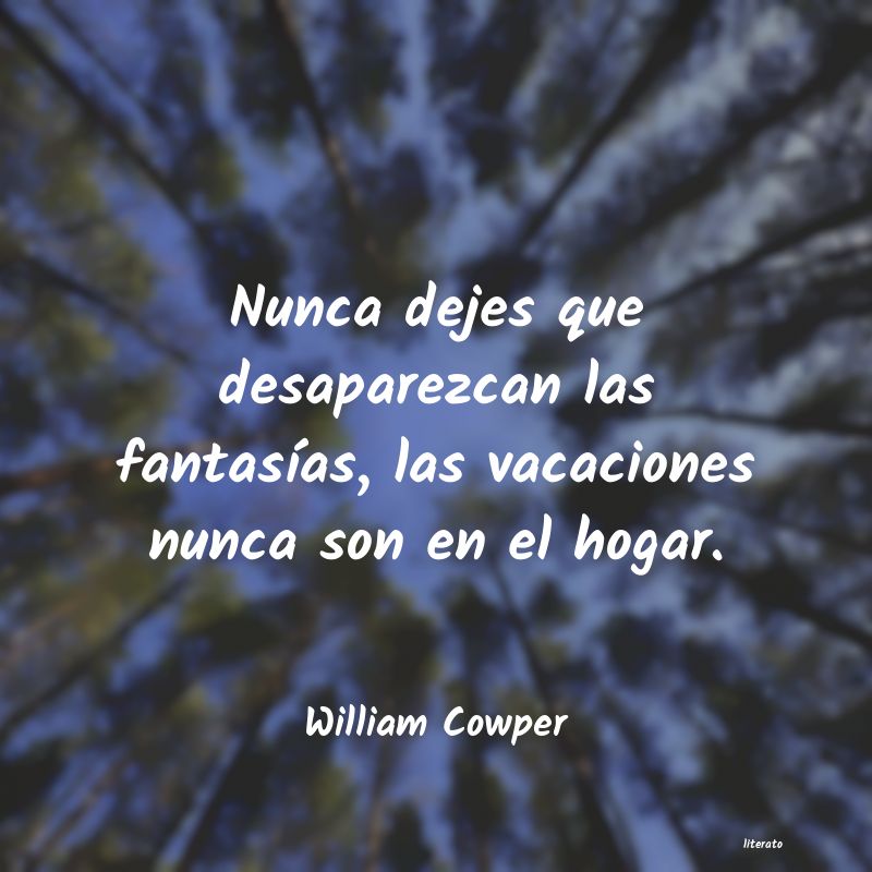 Frases de William Cowper