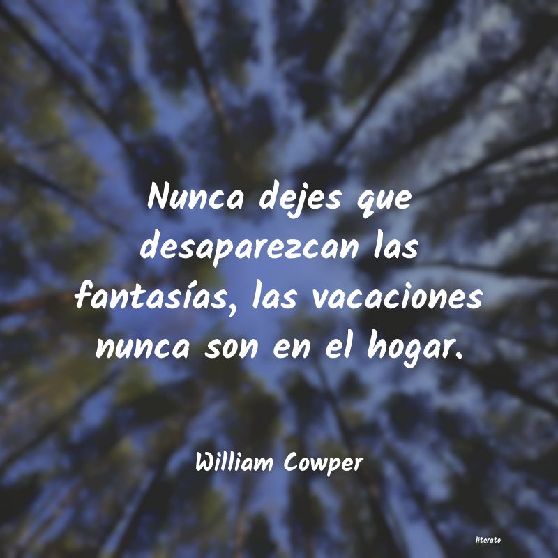 frases de William Cowper