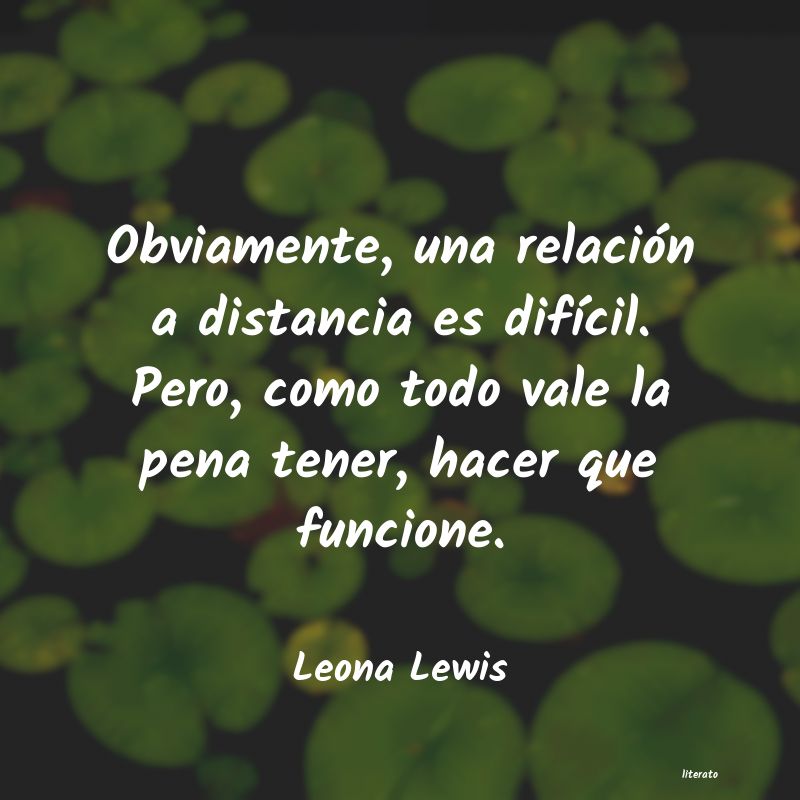 frases de Leona Lewis
