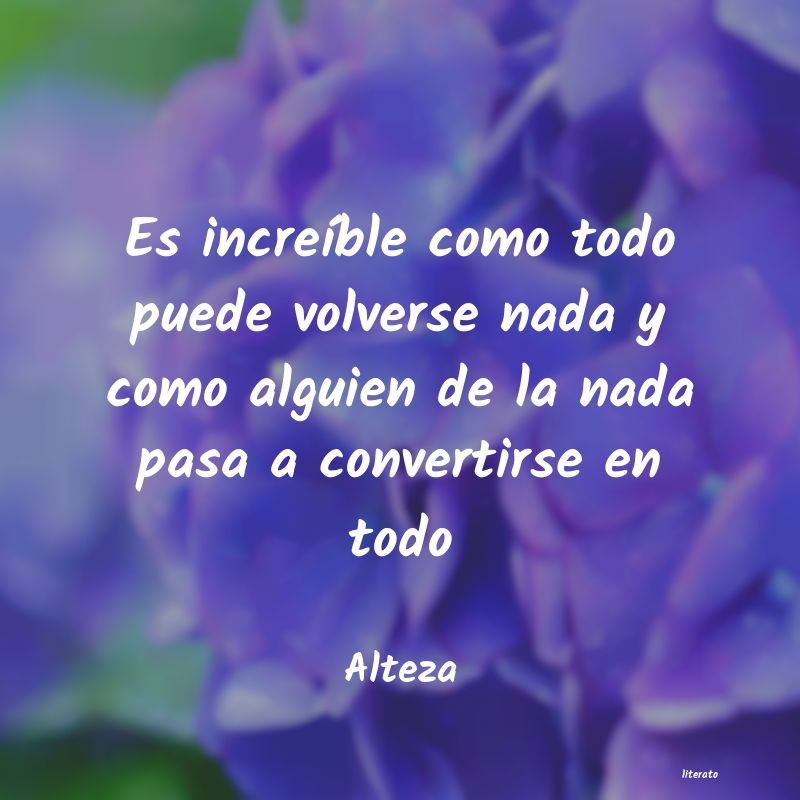 frases de Alteza