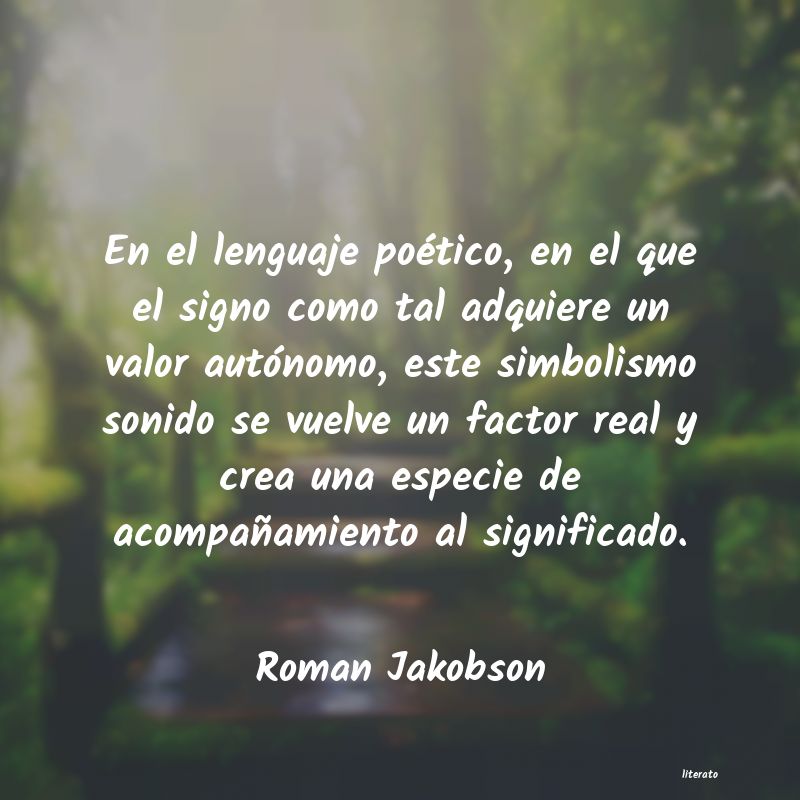 Frases de Roman Jakobson