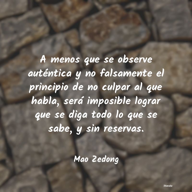 frases de Mao Zedong