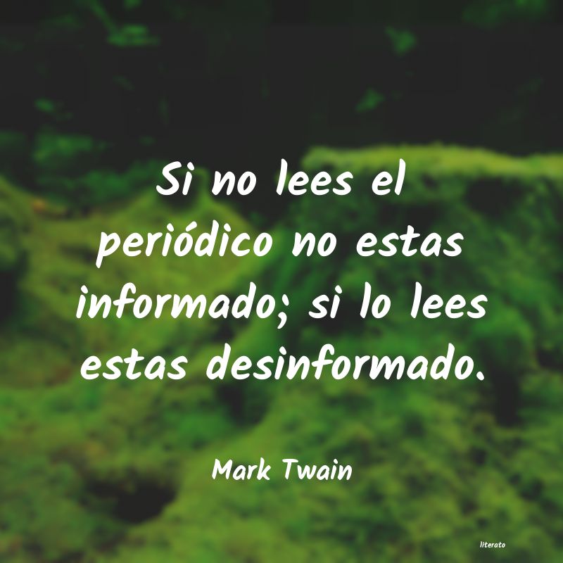 Frases de Mark Twain