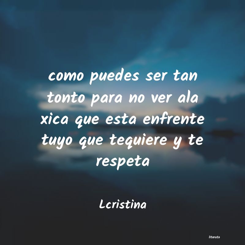 Frases de Lcristina