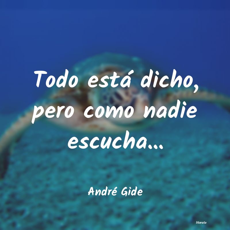 Frases de André Gide