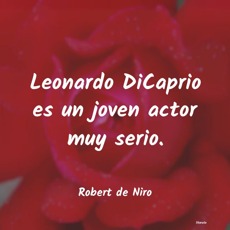 frases de Robert de Niro
