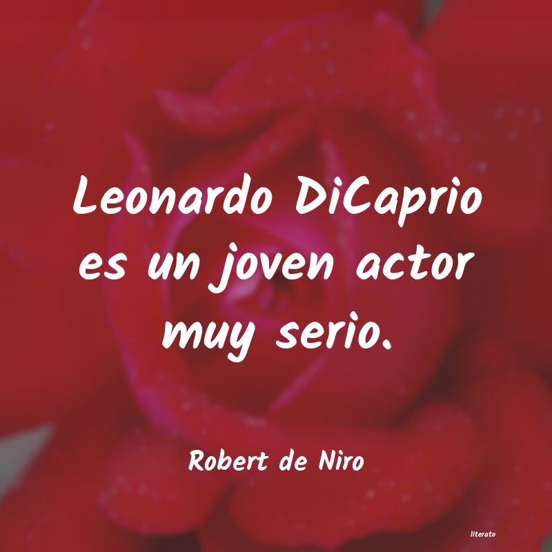 Frases de Robert de Niro