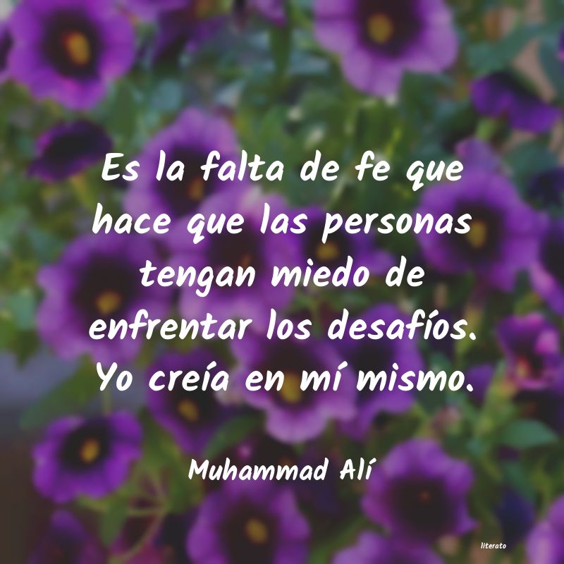 Frases de Muhammad Alí