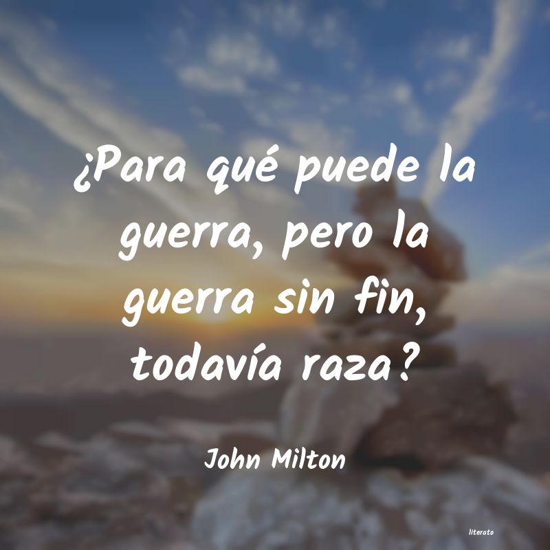 Frases de John Milton