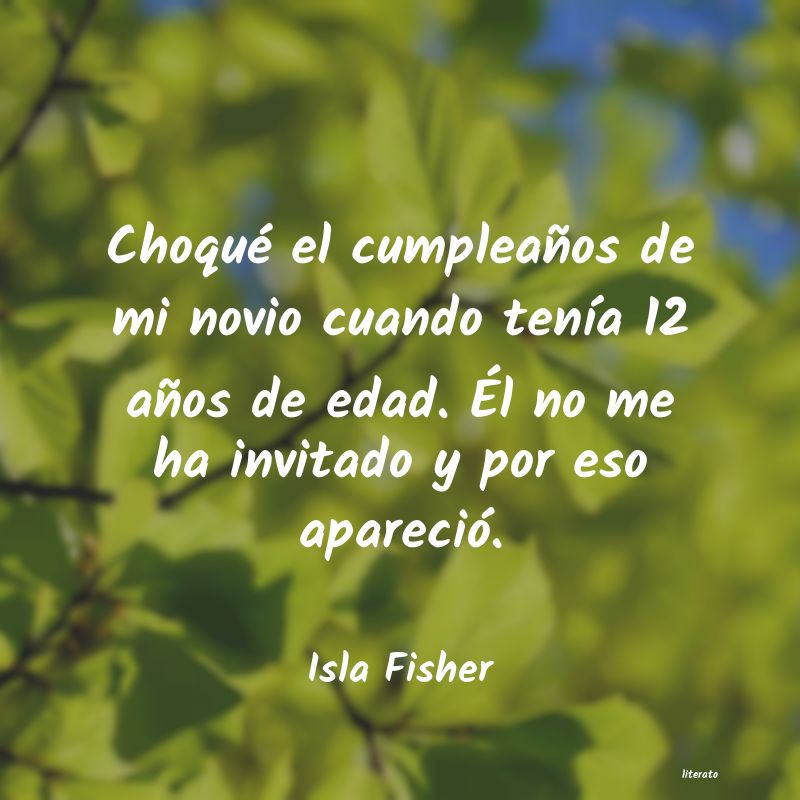 frases de Isla Fisher