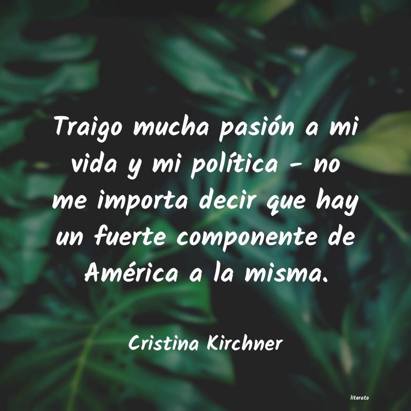 frases de Cristina Kirchner