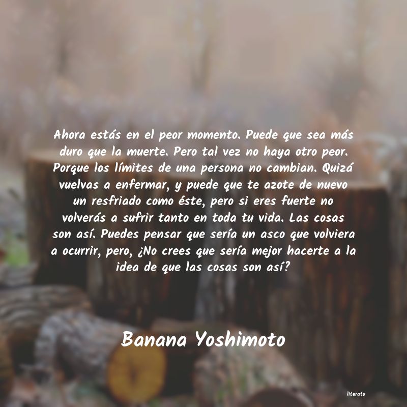 frases de Banana Yoshimoto