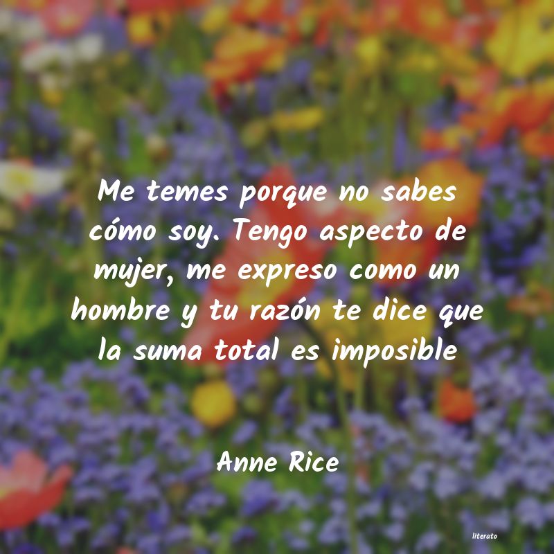 Frases de Anne Rice