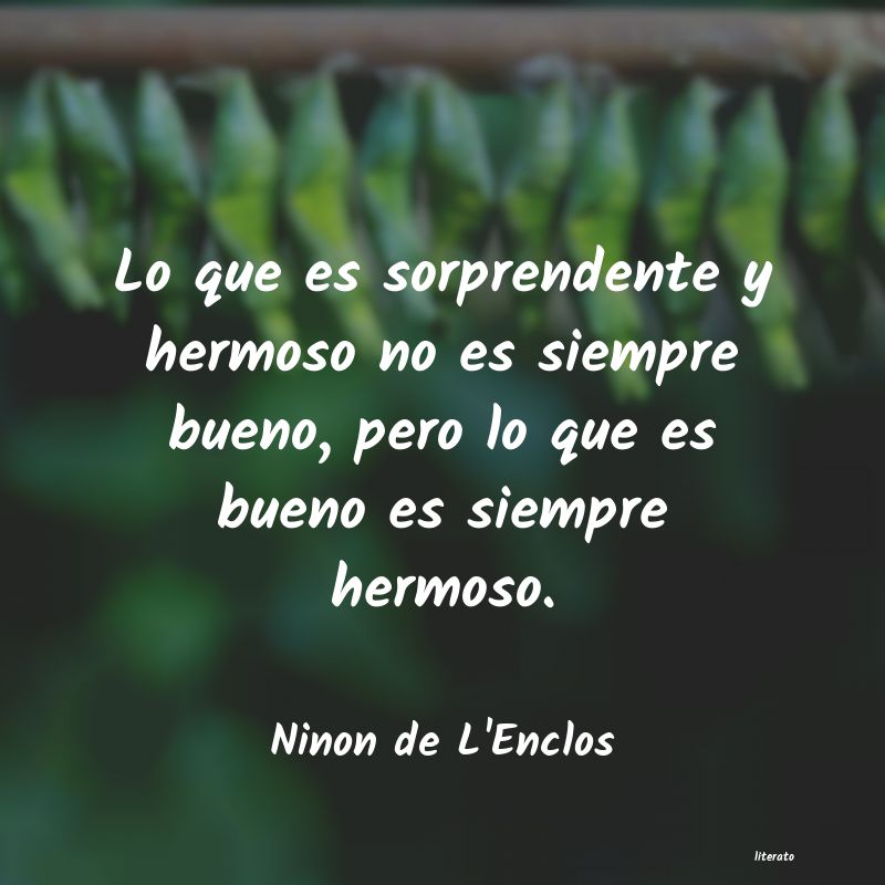 Frases de Ninon de L'Enclos