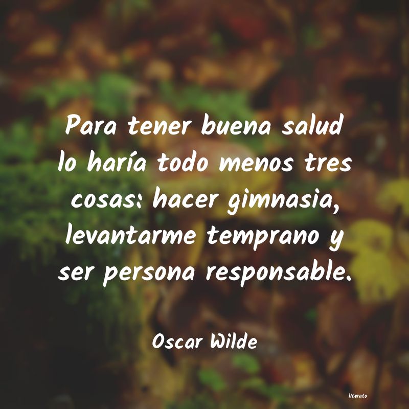 Frases de Oscar Wilde