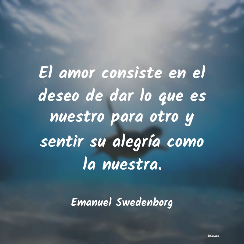 Frases de Emanuel Swedenborg