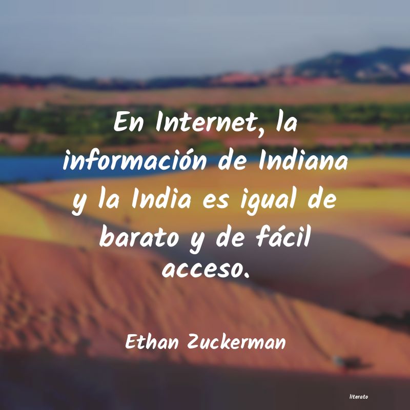 Frases de Ethan Zuckerman