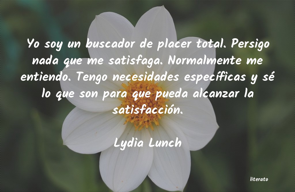 frases de Lydia Lunch