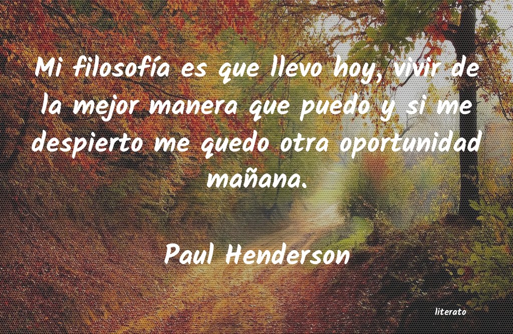 Frases de Paul Henderson