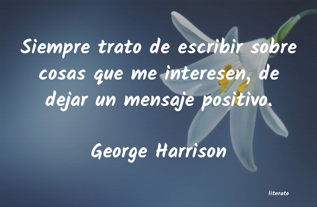 Frases de George Harrison