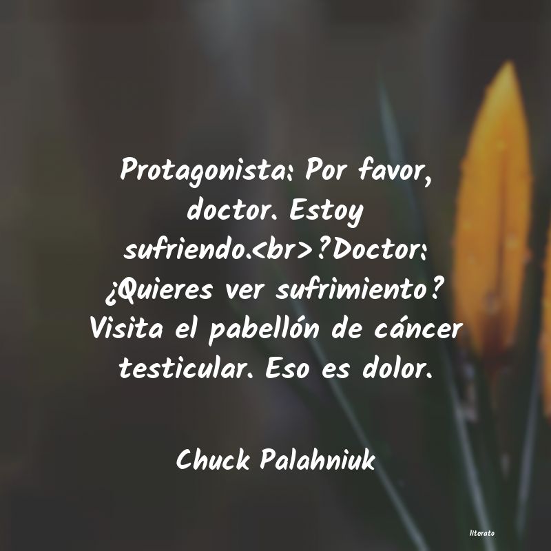 frases de Chuck Palahniuk