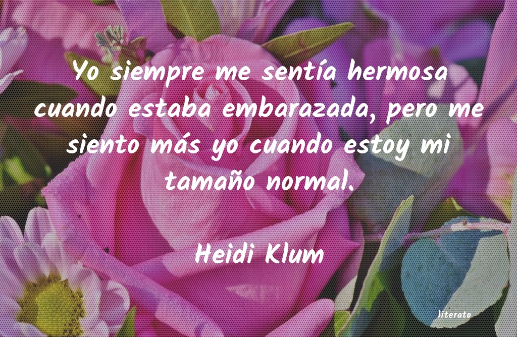 frases de Heidi Klum
