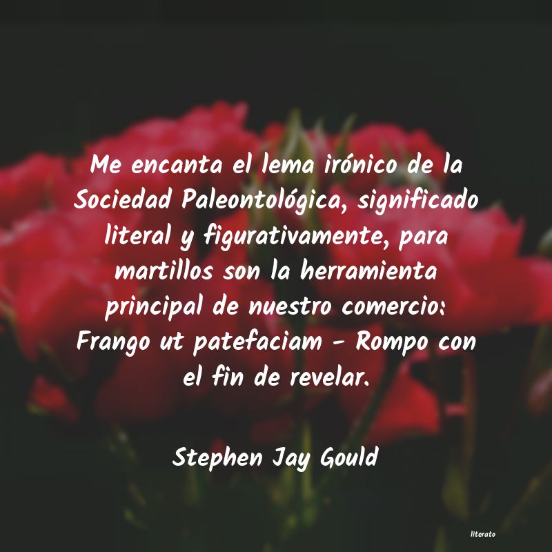 frases de Stephen Jay Gould